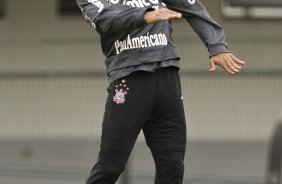 Jorge Henrique durante o treino do Corinthians, realizado esta manh no Parque So Jorge. O prximo jogo da equipe, ser domingo, dia 15/08/2010, contra o Ava, no estdio da Ressacada, em Florianopolis, pela 14. a rodada do Campeonato Brasileiro de 2010