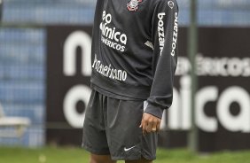 Roberto Carlos durante o treino do Corinthians, realizado esta manh no Parque So Jorge. O prximo jogo da equipe, ser domingo, dia 15/08/2010, contra o Ava, no estdio da Ressacada, em Florianopolis, pela 14. a rodada do Campeonato Brasileiro de 2010