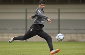 William Morais durante o treino do Corinthians, realizado esta manh no Parque So Jorge. O prximo jogo da equipe, ser domingo, dia 15/08/2010, contra o Ava, no estdio da Ressacada, em Florianopolis, pela 14. a rodada do Campeonato Brasileiro de 2010