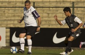 Ronaldo durante o treino do Corinthians contra um time sub-18, realizado esta tarde no Parque So Jorge. O prximo jogo da equipe, ser domingo, dia 15/08/2010, contra o Ava, no estdio da Ressacada, em Florianopolis, pela 14. a rodada do Campeonato Brasileiro de 2010