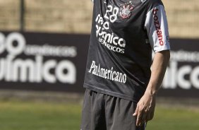 Chico durante o treino do Corinthians, realizado esta manh no Parque So Jorge. O prximo jogo da equipe, ser amanh, quarta-feira, dia 25/08, contra o Cruzeiro, no estdio Joo Havelange, em Uberlandia, pela 16. a rodada do Campeonato Brasileiro de 2010