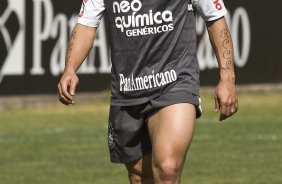 Roberto Carlos durante o treino do Corinthians, realizado esta manh no Parque So Jorge. O prximo jogo da equipe, ser amanh, quarta-feira, dia 25/08, contra o Cruzeiro, no estdio Joo Havelange, em Uberlandia, pela 16. a rodada do Campeonato Brasileiro de 2010