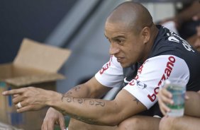 Roberto Carlos durante o treino do Corinthians, realizado esta manh no Parque So Jorge. O prximo jogo da equipe, ser amanh, quarta-feira, dia 25/08, contra o Cruzeiro, no estdio Joo Havelange, em Uberlandia, pela 16. a rodada do Campeonato Brasileiro de 2010