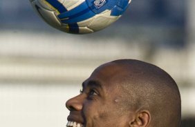 Elias durante o treino do Corinthians, realizado esta tarde no Parque So Jorge. O prximo jogo da equipe, ser domingo, dia 29/08, contra o Vitoria/BA, no estdio do Pacaembu, pela 17. a rodada do Campeonato Brasileiro de 2010