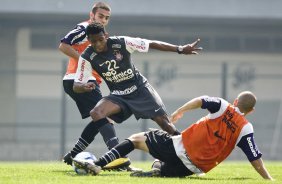 Moacir durante o treino do Corinthians, realizado esta manh no Parque So Jorge. O prximo jogo da equipe, ser domingo, dia 29/08, contra o Vitoria/BA, no estdio do Pacaembu, pela 17. a rodada do Campeonato Brasileiro de 2010