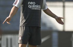 Ronaldo durante o treino do Corinthians, realizado esta manh no Parque So Jorge. O prximo jogo da equipe, ser domingo, dia 29/08, contra o Vitoria/BA, no estdio do Pacaembu, pela 17. a rodada do Campeonato Brasileiro de 2010
