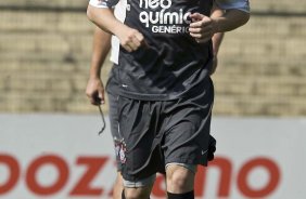 Bruno Cesar durante o treino do Corinthians, realizado esta manh no Parque So Jorge. O prximo jogo da equipe, ser amanh, sbado, dia 04/09, contra o Goias/GO, no estdio do Pacaembu, pela 19. a rodada do Campeonato Brasileiro de 2010