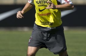 Paulo Andr durante o treino do Corinthians, realizado esta manh no Parque So Jorge. O prximo jogo da equipe, ser amanh, sbado, dia 04/09, contra o Goias/GO, no estdio do Pacaembu, pela 19. a rodada do Campeonato Brasileiro de 2010
