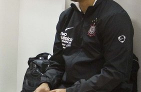 Ronaldo nos vestirios antes da partida entre Atltico-PR x Corinthians, vlida pela 20 rodada do Campeonato Brasileiro de 2010, serie A, realizada esta noite no estdio da Arena da Baixada, em Curitiba
