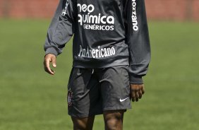 Elias durante o treino do Corinthians, realizado esta manhã no Parque São Jorge. O próximo jogo da equipe, será amanhã, sábado, dia 11/09, contra o Grêmio, no Pacaembu, pela 21. a rodada do Campeonato Brasileiro de 2010