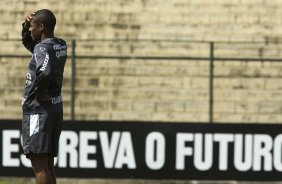 Elias durante o treino do Corinthians, realizado esta manhã no Parque São Jorge. O próximo jogo da equipe, será amanhã, sábado, dia 11/09, contra o Grêmio, no Pacaembu, pela 21. a rodada do Campeonato Brasileiro de 2010