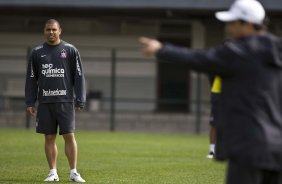 Ronaldo durante o treino do Corinthians, realizado esta manh no Parque So Jorge. O prximo jogo da equipe, ser amanh, sbado, dia 11/09, contra o Grmio, no Pacaembu, pela 21. a rodada do Campeonato Brasileiro de 2010