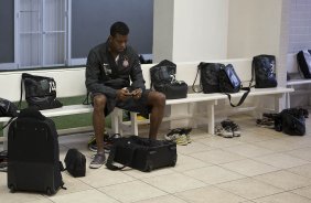 Moacir nos vestirios antes da partida entre Internacional/RS x Corinthians vlida pela 25 rodada do Campeonato Brasileiro de 2010, serie A, realizada esta tarde no estdio Beira-Rio, em Porto Alegre