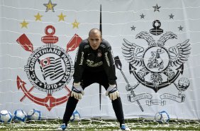 Julio Cesar durante o treino do Corinthians, realizado esta manh no CT Joaquim Grava, no Parque Ecolgico do Tiete. O prximo jogo da equipe, ser amanh, quarta-feira, dia 06/10, contra o Atltico-MG, na Arena do Jacar em Sete Lagoas/MG, pela 28. a rodada do Campeonato Brasileiro de 2010