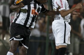 Durante a partida entre Atlético-MG x Corinthians, válida pela 28ª rodada do Campeonato Brasileiro de 2010, serie A, realizada esta noite no estádio Arena do Jacaré, em Sete Lagoas/MG