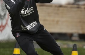 Julio Cesar durante o treino do Corinthians, realizado esta manh no CT Joaquim Grava, no Parque Ecolgico do Tiete. O prximo jogo da equipe, ser domingo dia 10/10, contra o Atltico-GO, no Pacaembu, pela 29. a rodada do Campeonato Brasileiro de 2010