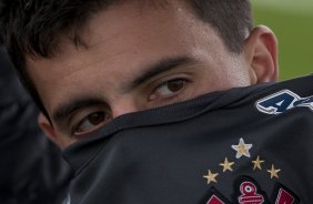 Defederico durante o treino do Corinthians, realizado esta tarde no CT Joaquim Grava, no Parque Ecolgico do Tiete. O prximo jogo da equipe, ser quarta-feira, dia 13/10, contra o Vasco/RJ, em So Janurio, ultimo jogo da 18. a rodada do Campeonato Brasileiro de 2010