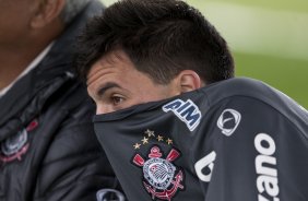 Defederico durante o treino do Corinthians, realizado esta tarde no CT Joaquim Grava, no Parque Ecolgico do Tiete. O prximo jogo da equipe, ser quarta-feira, dia 13/10, contra o Vasco/RJ, em So Janurio, ultimo jogo da 18. a rodada do Campeonato Brasileiro de 2010
