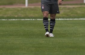 Roberto Carlos durante o treino do Corinthians, realizado esta tarde no CT Joaquim Grava, no Parque Ecolgico do Tiete. O prximo jogo da equipe, ser quarta-feira, dia 13/10, contra o Vasco/RJ, em So Janurio, ultimo jogo da 18. a rodada do Campeonato Brasileiro de 2010