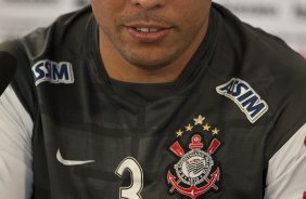 Ronaldo, que volta ao time no prximo jogo, concede entrevista coletiva antes do treino do Corinthians, realizado esta tarde no CT Joaquim Grava, no Parque Ecolgico do Tiete. O prximo jogo da equipe, ser domingo, dia 17/10, contra o Guarani/SP, no Brinco de Ouro da Princesa, em Campinas, pela 30. a rodada do Campeonato Brasileiro de 2010