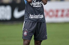 Elias durante o treino do Corinthians, realizado esta manh no Parque So Jorge. O prximo jogo da equipe, ser amanh, domingo, dia 17/10, contra o Guarani/SP, no Brinco de Ouro da Princesa, em Campinas, pela 30. a rodada do Campeonato Brasileiro de 2010