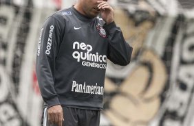 Ronaldo durante o treino do Corinthians, realizado esta manh no Parque So Jorge. O prximo jogo da equipe, ser amanh, domingo, dia 17/10, contra o Guarani/SP, no Brinco de Ouro da Princesa, em Campinas, pela 30. a rodada do Campeonato Brasileiro de 2010