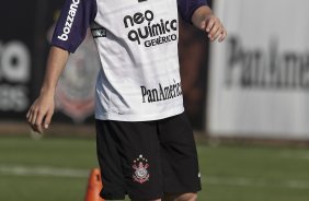 Bruno Cesar durante o treino do Corinthians, realizado esta tarde no CT Joaquim Grava no Parque Ecolgico. O prximo jogo da equipe ser domingo, dia 24/10, contra o Palmeiras no Pacaembu, pela 31. a rodada do Campeonato Brasileiro de 2010