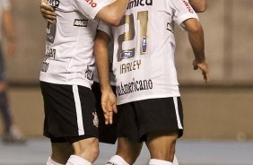 Durante a partida entre Flamengo x Corinthians, válida pela 32ª rodada do Campeonato Brasileiro de 2010, serie A, realizada esta noite no estádio do Engenhão