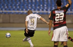 Durante a partida entre Flamengo x Corinthians, válida pela 32ª rodada do Campeonato Brasileiro de 2010, serie A, realizada esta noite no estádio do Engenhão