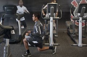 Jorge Henrique durante o treino do Corinthians realizado esta manh no CT Joaquim Grava, no Parque Ecolgico do Tiete. O prximo jogo da equipe ser domingo, dia 21/11, contra o Vitoria/BA, pela 36. a rodada do Campeonato Brasileiro de 2010