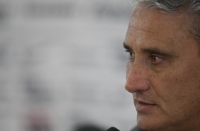 Tite concede entrevista coletiva aps o treino do Corinthians realizado esta manh no CT Joaquim Grava, no Parque Ecolgico do Tiete. O prximo jogo da equipe ser domingo, dia 21/11, contra o Vitoria/BA, pela 36. a rodada do Campeonato Brasileiro de 2010