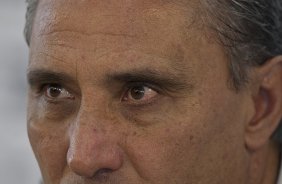 Tite concede entrevista coletiva aps o treino do Corinthians realizado esta manh no CT Joaquim Grava, no Parque Ecolgico do Tiete. O prximo jogo da equipe ser domingo, dia 21/11, contra o Vitoria/BA, pela 36. a rodada do Campeonato Brasileiro de 2010