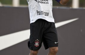 Jorge Henrique durante o treino do Corinthians realizado esta tarde no CT Joaquim Grava, no Parque Ecolgico do Tiete. O prximo jogo da equipe ser domingo, dia 21/11, contra o Vitoria/BA, pela 36. a rodada do Campeonato Brasileiro de 2010