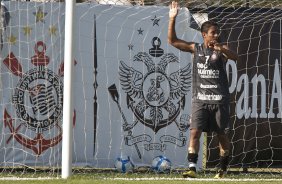 Jorge Henrique durante o treino do Corinthians realizado esta manh no CT Joaquim Grava, no Parque Ecolgico do Tiete. O prximo jogo da equipe ser domingo, dia 21/11, contra o Vitoria/BA, pela 36. a rodada do Campeonato Brasileiro de 2010