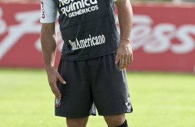 Ronaldo durante o treino do Corinthians realizado esta manh no CT Joaquim Grava, no Parque Ecolgico do Tiete. O prximo jogo da equipe ser amanh, domingo, dia 05/12, contra o Goias/GO, no estdio Serra Dourada, pela 38. a rodada do Campeonato Brasileiro de 2010