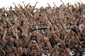 Durante a partida entre São Paulo x Corinthians, válida pela 34ª rodada do Campeonato Brasileiro de 2010, serie A, realizada esta tarde no estádio do Morumbi/SP