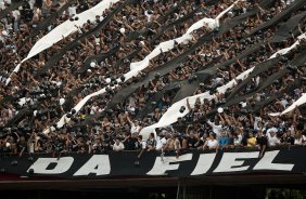 Durante a partida entre São Paulo x Corinthians, válida pela 34ª rodada do Campeonato Brasileiro de 2010, serie A, realizada esta tarde no estádio do Morumbi/SP