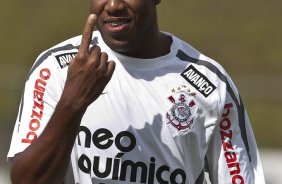 Jucilei durante o treino de hoje a tarde no Spa Sport Resort na cidade de Itu, interior de So Paulo. O primeiro jogo da equipe ser dia 16/01, contra a Portuguesa, no Pacaembu, vlida pela 1 rodada do Campeonato Paulista de 2011