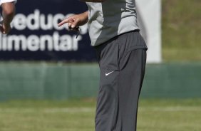 Tite durante o treino de hoje a tarde no Spa Sport Resort na cidade de Itu, interior de So Paulo. O primeiro jogo da equipe ser dia 16/01, contra a Portuguesa, no Pacaembu, vlida pela 1 rodada do Campeonato Paulista de 2011