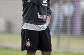 Ronaldo durante o treino de hoje a tarde no CT Joaquim Grava, no Parque Ecolgico do Tiete. O prximo jogo da equipe ser domingo, dia 23/01, contra o Noroeste/Bauru, vlida pela 3 rodada do Campeonato Paulista de 2011