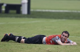 Bruno Cesar durante o treino de hoje a tarde no CT Joaquim Grava, no Parque Ecolgico do Tiete. O prximo jogo da equipe ser domingo, dia 23/01, contra o Noroeste/Bauru, vlida pela 3 rodada do Campeonato Paulista de 2011