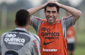 Bruno Cesar durante o treino de hoje a tarde no CT Joaquim Grava, no Parque Ecolgico do Tiete. O prximo jogo da equipe ser domingo, dia 23/01, contra o Noroeste/Bauru, vlida pela 3 rodada do Campeonato Paulista de 2011