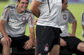 Ronaldo durante o treino de hoje a tarde no CT Joaquim Grava, no Parque Ecolgico do Tiete. O prximo jogo da equipe ser domingo, dia 23/01, contra o Noroeste/Bauru, vlida pela 3 rodada do Campeonato Paulista de 2011