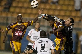 Durante a partida entre Corinthians/Brasil x, Deportes Tolima/Colmbia, primeira partida jogo de ida, valendo pela Pr Libertadores de 2011, realizada esta noite no estdio do Pacaembu