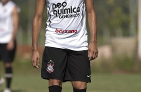 Dentinho durante o treino de hoje pela manh no CT Joaquim Grava, no Parque Ecolgico do Tiete. Este time que treinou hoje, e o time titular que se prepara para o jogo de volta pela Pr Libertadores 2011 contra o Tolima, da Colmbia, dia 02/02, na cidade de Ibague