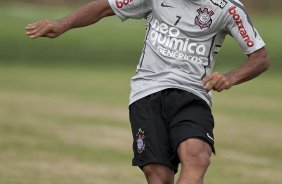 Jorge Henrique durante o treino desta tarde no CT Joaquim Grava, no Parque Ecolgico do Tiete. O time se prepara para o jogo contra o Mogi Mirim, quinta-feira, dia 17/02, complementando a 4 rodada do Campeonato Paulista 2011