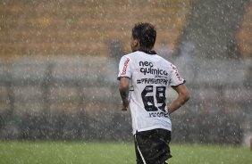 Durante a partida entre Corinthians x Santos, vlida pela 9 rodada do Campeonato Paulista de 2011, realizada esta tarde no estdio do Pacaembu