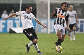 Durante a partida entre Corinthians x Santos, vlida pela 9 rodada do Campeonato Paulista de 2011, realizada esta tarde no estdio do Pacaembu