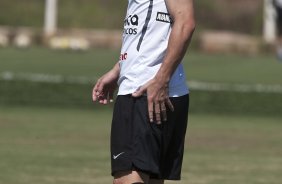 Bruno Cesar durante o treino desta manh no CT Joaquim Grava, no Parque Ecolgico do Tiete. O time se prepara para o jogo contra o Grmio Prudente, sbado, dia 26/02, no Pacaembu, pela 10 rodada do Campeonato Paulista 2011