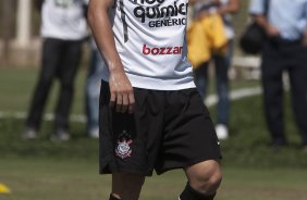 Bruno Cesar durante o treino desta manh no CT Joaquim Grava, no Parque Ecolgico do Tiete. O time se prepara para o jogo contra o Grmio Prudente, sbado, dia 26/02, no Pacaembu, pela 10 rodada do Campeonato Paulista 2011